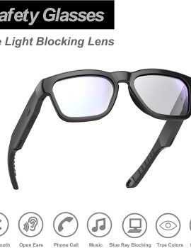 OhO Smart Glasses, Audio Glasses with Bluetooth Speaker,Reading Glasses with Voice Control and Open Ear,(Men/Women)