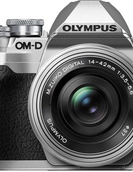 OM SYSTEM OLYMPUS E-M10 Mark IV Silver Micro Four Thirds System Camera M.Zuiko Digital ED 14-42mm F3.5-5.6 EZ kit 20MP Sensor 5-Axis Image Stabilization 4K Video Wi-Fi